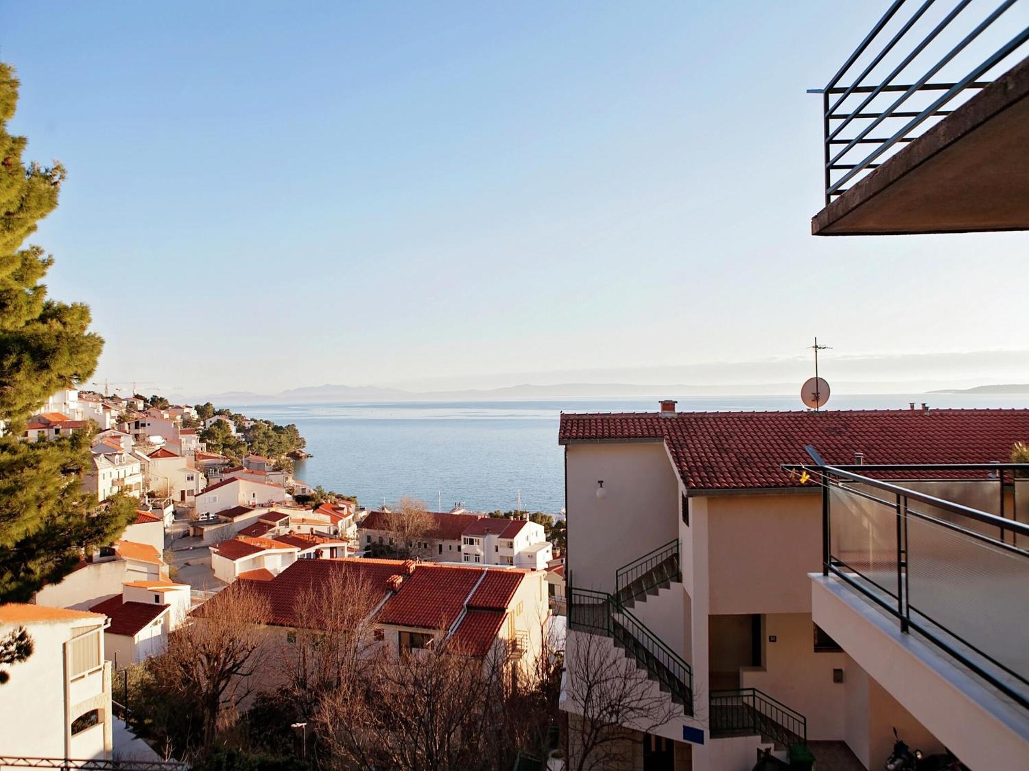 Cozy Apartment With A Balcony And A Sea View Brela Exterior foto
